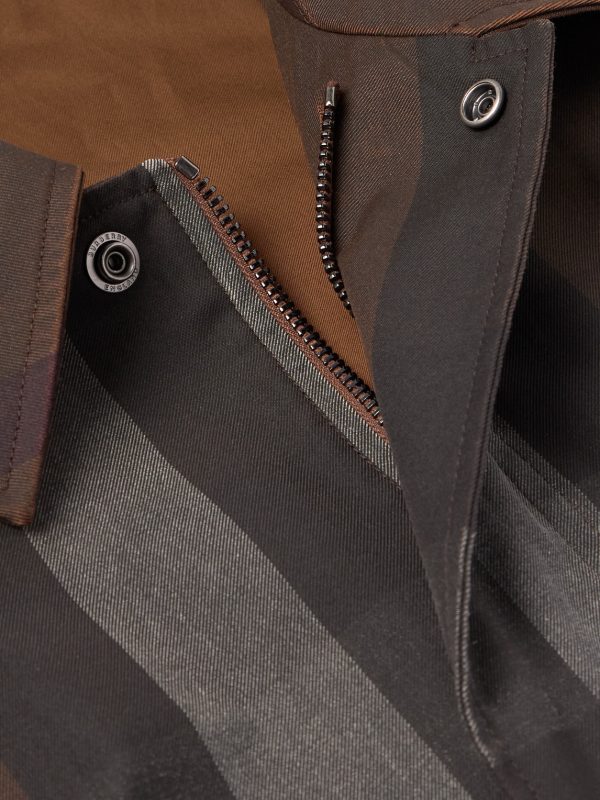 Checked Shell Coat - CU Checked Shell Coat - CU