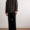 Checked Shell Coat - OU Checked Shell Coat - OU