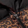Logo-Appliquéd Leopard-Print Shell Down Jacket - CU