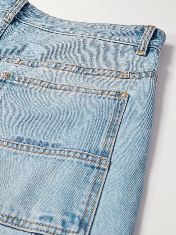 Wide-Leg Carpenter Denim Shorts - CU Wide-Leg Carpenter Denim Shorts - CU