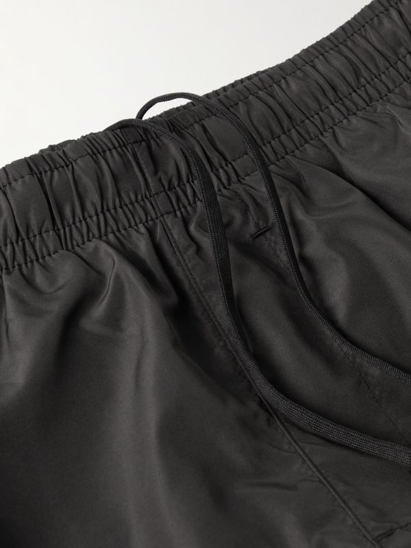 Straight-Leg Long-Length Logo-Print Swim Shorts - CU