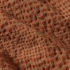 Frayed Checked Wool-Blend Seersucker Scarf - CU Frayed Checked Wool-Blend Seersucker Scarf - CU