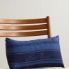 Printed Denim Beach Pillow