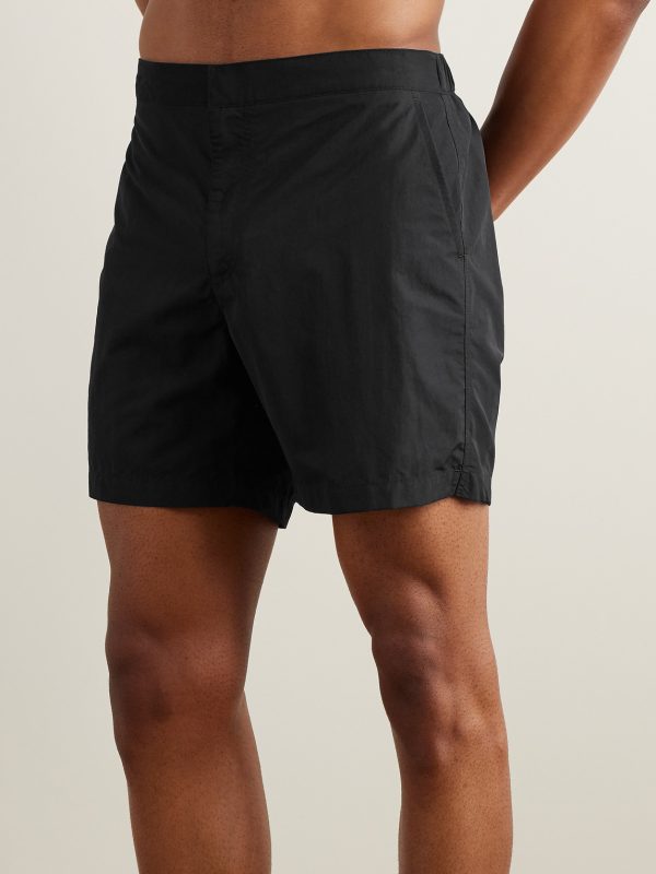 Straight-Leg Mid-Length Swim Shorts - OU