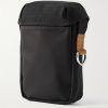 Adyen Post Suede-Trimmed Ripstop Messenger Bag - BK Adyen Post Suede-Trimmed Ripstop Messenger Bag - BK