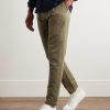 Straight-Leg Pleated Garment-Dyed Cotton and Linen-Blend Trousers - FR Straight-Leg Pleated Garment-Dyed Cotton and Linen-Blend Trousers - FR