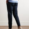 Straight-Leg Pleated Garment-Dyed Cotton and Linen-Blend Trousers - BK Straight-Leg Pleated Garment-Dyed Cotton and Linen-Blend Trousers - BK