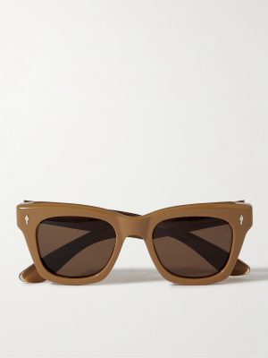 + Umit Benan Dealan Square-Frame Acetate Sunglasses + Umit Benan Dealan Square-Frame Acetate Sunglasses