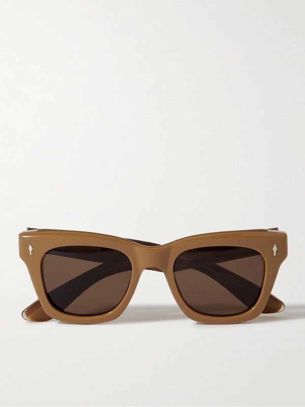 + Umit Benan Dealan Square-Frame Acetate Sunglasses