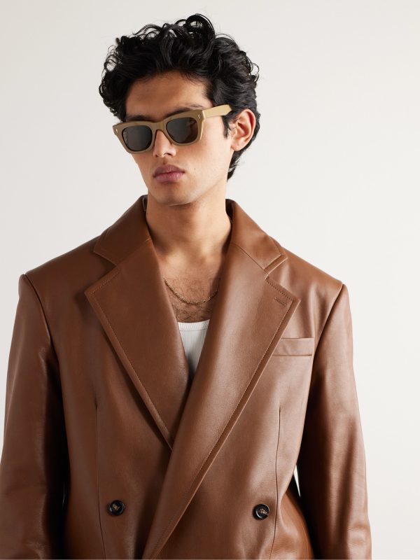 + Umit Benan Dealan Square-Frame Acetate Sunglasses - OU