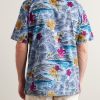 Venice Camp-Collar Printed Cotton Shirt - BK