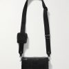 Cassette Intrecciato Leather Messenger Bag - BK Cassette Intrecciato Leather Messenger Bag - BK