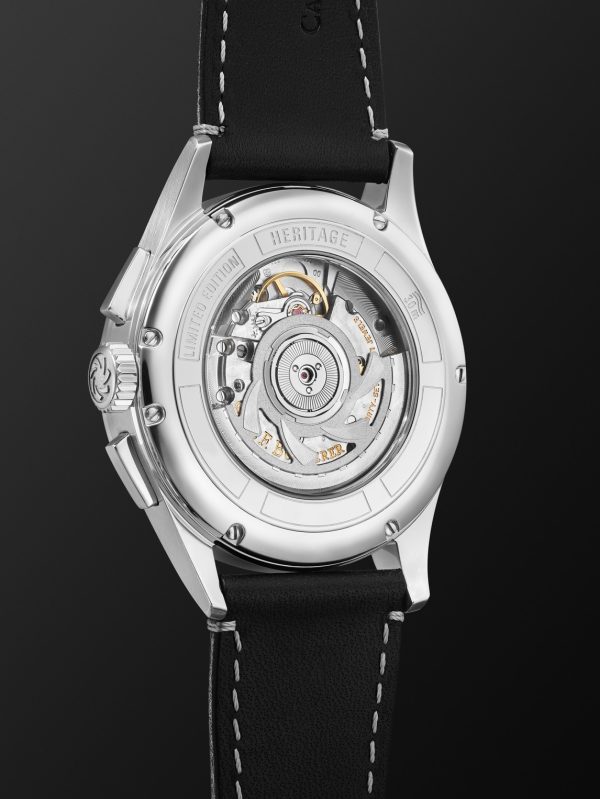 Heritage BiCompax Annual Limited Edition Automatic Chronograph 41mm Stainless Steel and Leather Watch, Ref. No. 00.10803.08.32.01 - BK