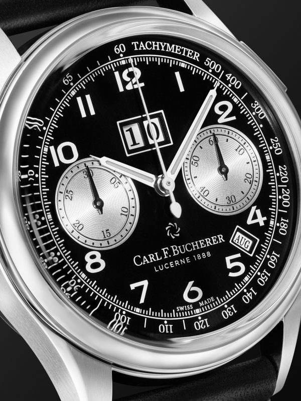 Heritage BiCompax Annual Limited Edition Automatic Chronograph 41mm Stainless Steel and Leather Watch, Ref. No. 00.10803.08.32.01 - CU
