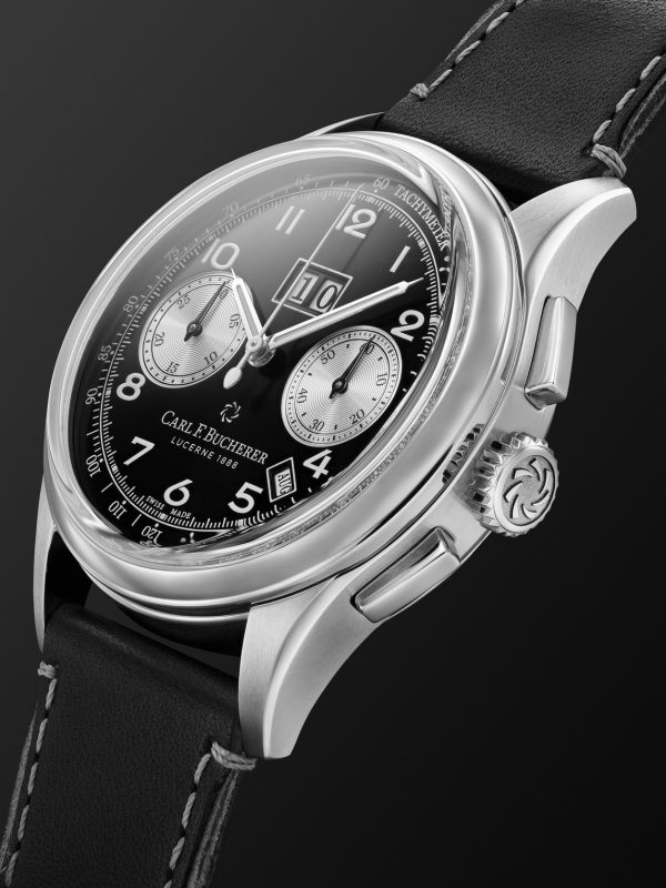Heritage BiCompax Annual Limited Edition Automatic Chronograph 41mm Stainless Steel and Leather Watch, Ref. No. 00.10803.08.32.01 - FR