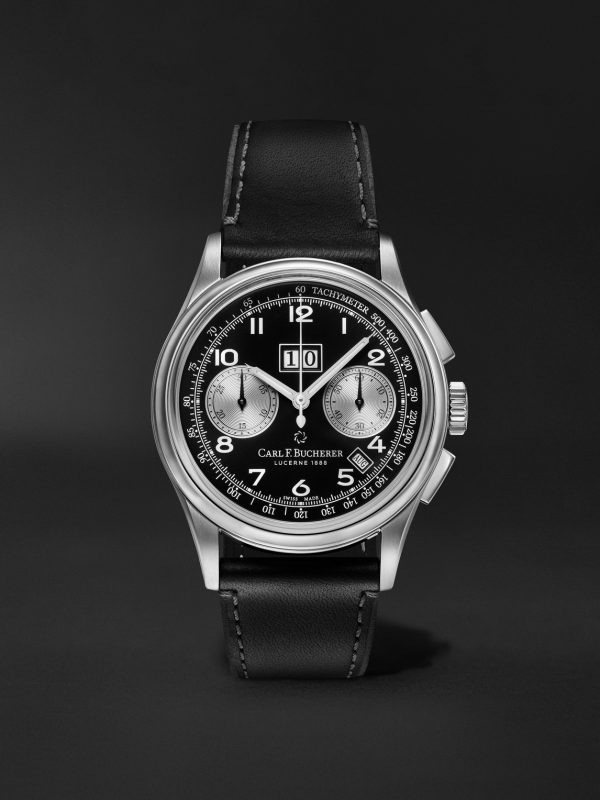 Heritage BiCompax Annual Limited Edition Automatic Chronograph 41mm Stainless Steel and Leather Watch, Ref. No. 00.10803.08.32.01