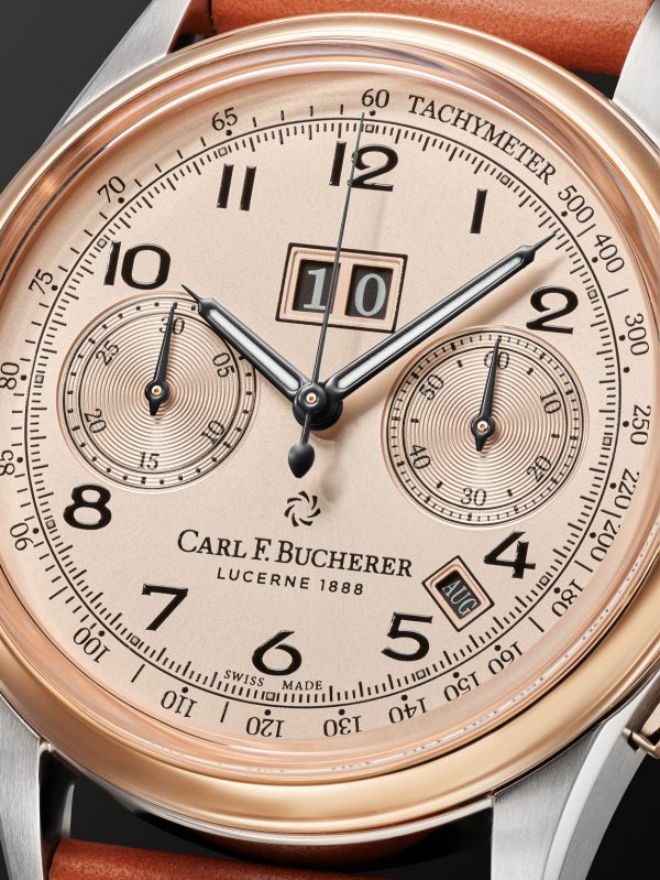 Heritage BiCompax Annual Limited Edition Automatic Chronograph 41mm 18-Karat Rose Gold, Stainless Steel and Leather Watch, Ref. No. 00.10803.07.42.01 - CU