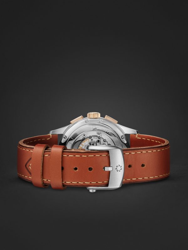 Heritage BiCompax Annual Limited Edition Automatic Chronograph 41mm 18-Karat Rose Gold, Stainless Steel and Leather Watch, Ref. No. 00.10803.07.42.01 - E2