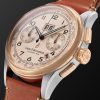 Heritage BiCompax Annual Limited Edition Automatic Chronograph 41mm 18-Karat Rose Gold, Stainless Steel and Leather Watch, Ref. No. 00.10803.07.42.01 - FR