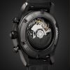 Manero Automatic Flyback Chronograph 43mm Steel and Rubber Watch, Ref. No. 00.10919.12.33.01 - BK Manero Automatic Flyback Chronograph 43mm Steel and Rubber Watch, Ref. No. 00.10919.12.33.01 - BK