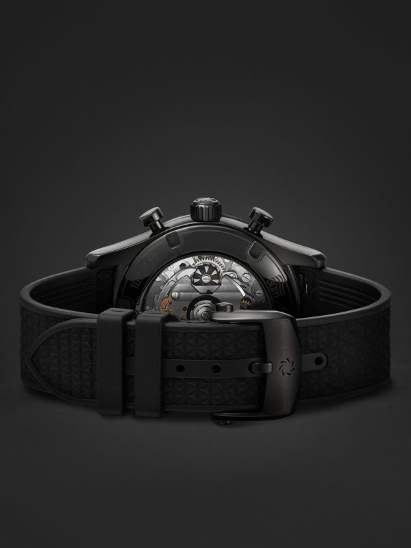 Manero Automatic Flyback Chronograph 43mm Steel and Rubber Watch, Ref. No. 00.10919.12.33.01 - E2 Manero Automatic Flyback Chronograph 43mm Steel and Rubber Watch, Ref. No. 00.10919.12.33.01 - E2
