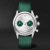 Manero Flyback Automatic Chronometer 40mm Stainless Steel and Canvas Watch, Ref. No. 00.10927.08.13.02 Manero Flyback Automatic Chronometer 40mm Stainless Steel and Canvas Watch, Ref. No. 00.10927.08.13.02