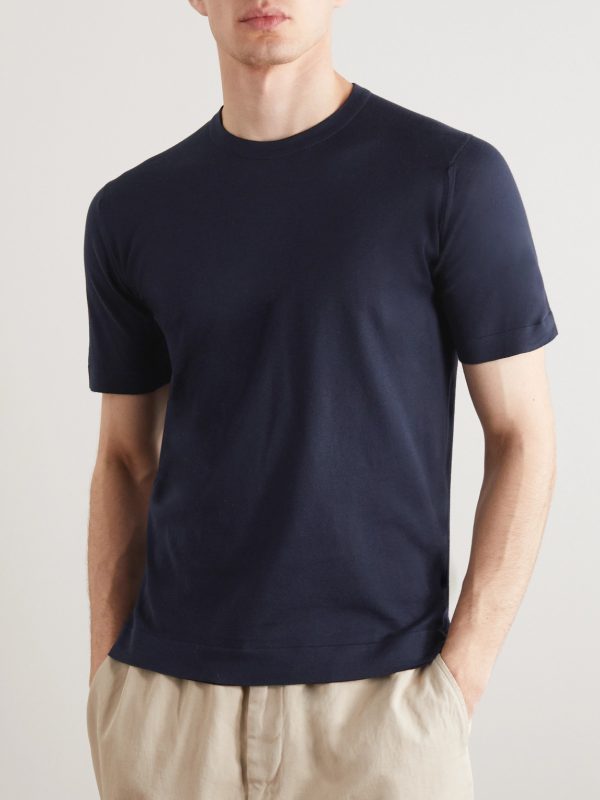 Lorca Slim-Fit Sea Island Cotton T-Shirt - FR Lorca Slim-Fit Sea Island Cotton T-Shirt - FR