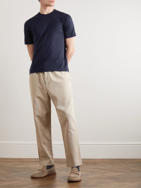 Lorca Slim-Fit Sea Island Cotton T-Shirt - OU Lorca Slim-Fit Sea Island Cotton T-Shirt - OU