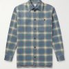 Checked Leather Shirt