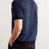 Striped Cotton Polo Shirt - BK Striped Cotton Polo Shirt - BK