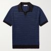 Striped Cotton Polo Shirt Striped Cotton Polo Shirt