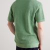 Jacquard-Knit Cotton Polo Shirt - BK