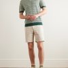 Striped Cotton Polo Shirt - OU