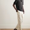 Crochet-Knit Cotton and Silk-Blend Polo Shirt - OU