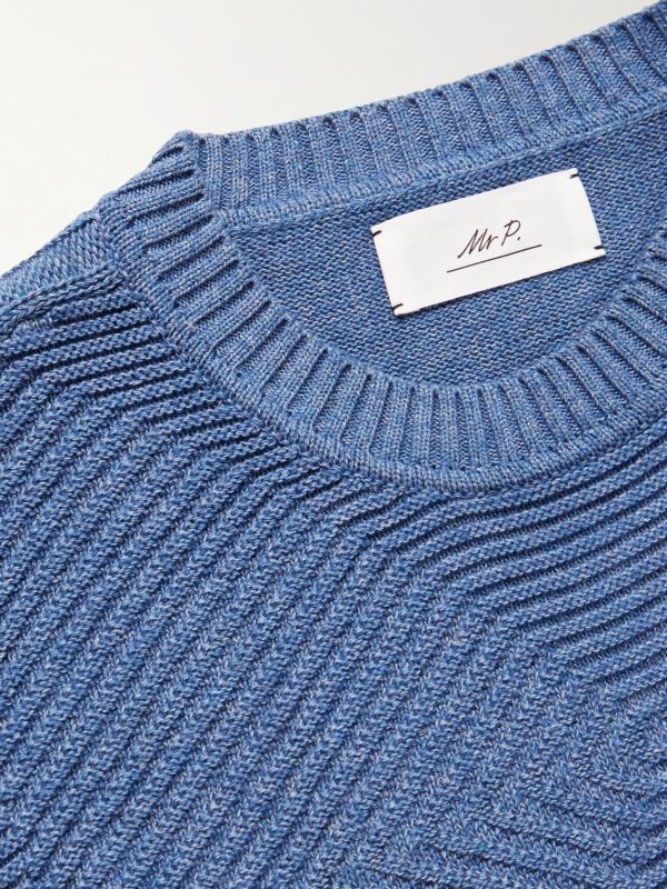 Ribbed Cotton Sweater - CU Ribbed Cotton Sweater - CU