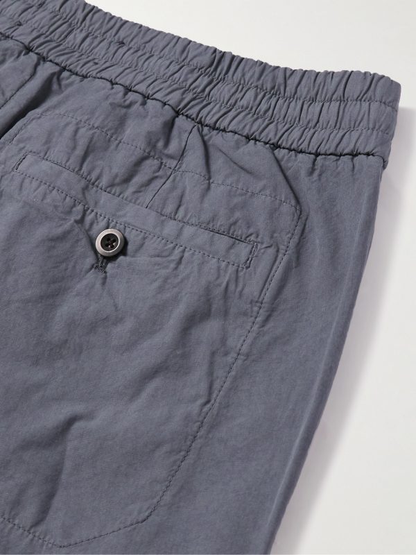 Joe Tapered Garment-Dyed Cotton-Blend Poplin Cargo Drawstring Trousers - CU Joe Tapered Garment-Dyed Cotton-Blend Poplin Cargo Drawstring Trousers - CU