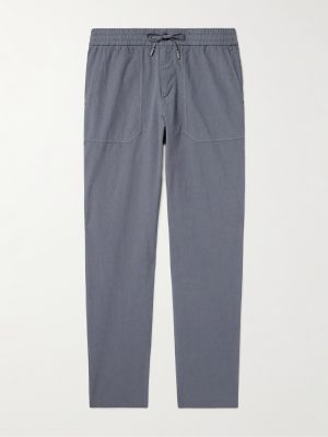 Joe Tapered Garment-Dyed Cotton-Blend Poplin Cargo Drawstring Trousers Joe Tapered Garment-Dyed Cotton-Blend Poplin Cargo Drawstring Trousers