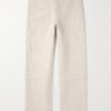 Straight-Leg Cotton and Linen-Blend Canvas Trousers Straight-Leg Cotton and Linen-Blend Canvas Trousers