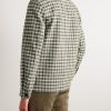 Checked Cotton Shirt Jacket - BK Checked Cotton Shirt Jacket - BK