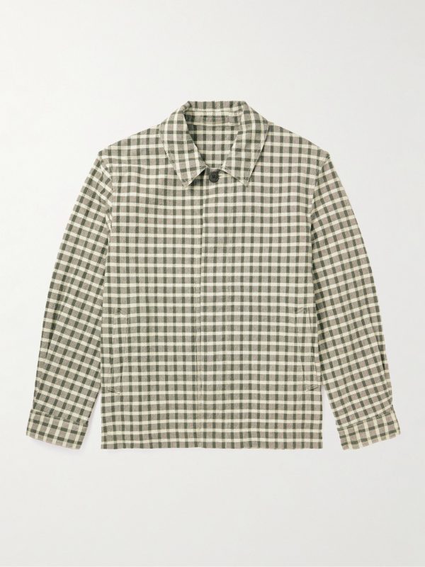 Checked Cotton Shirt Jacket Checked Cotton Shirt Jacket