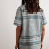 Gingham Cotton-Seersucker Shirt - BK Gingham Cotton-Seersucker Shirt - BK