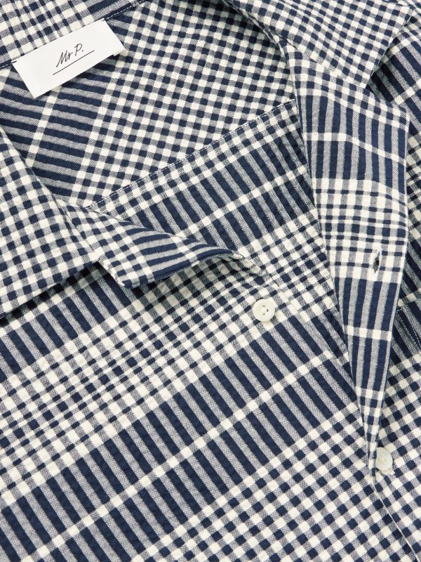 Gingham Cotton-Seersucker Shirt - CU Gingham Cotton-Seersucker Shirt - CU