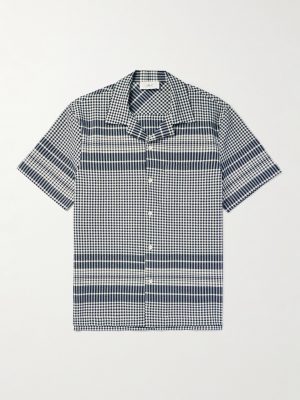 Gingham Cotton-Seersucker Shirt