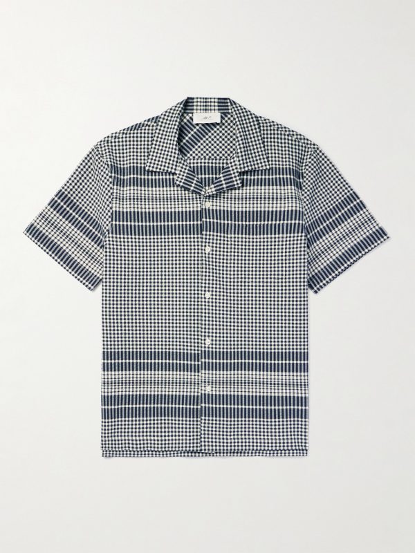 Gingham Cotton-Seersucker Shirt Gingham Cotton-Seersucker Shirt