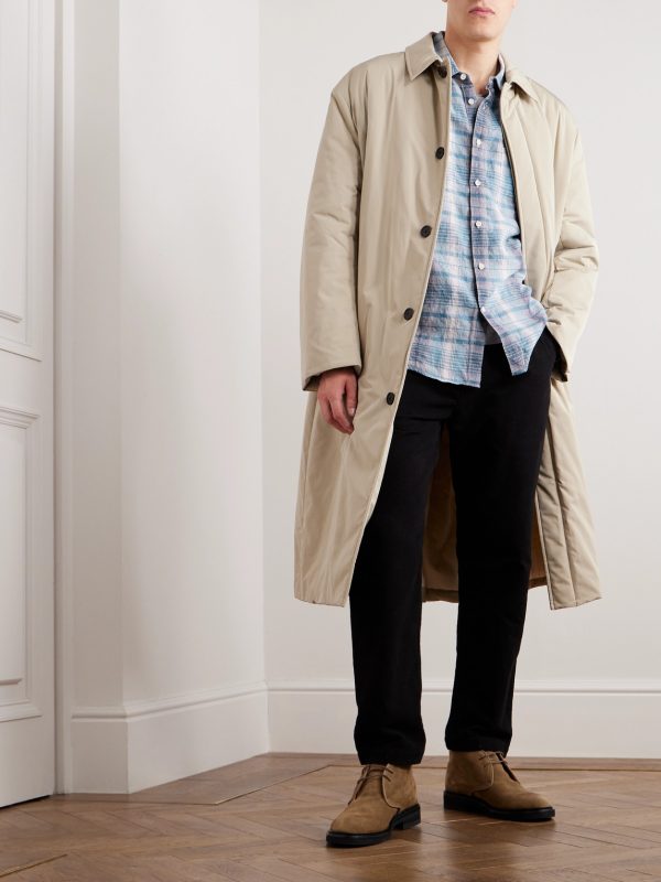 Checked Linen Shirt - OU Checked Linen Shirt - OU