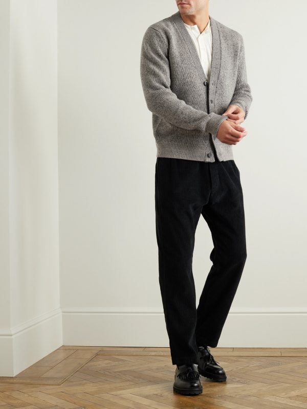 Desta Ribbed-Knit Cardigan - OU Desta Ribbed-Knit Cardigan - OU