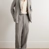 Delfo Gioli Straight-Leg Woven Trousers - OU