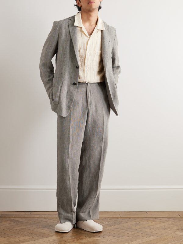 Delfo Gioli Straight-Leg Woven Trousers - OU