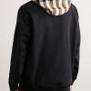 Checked Cotton-Jersey Hoodie - BK