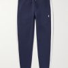 + Wimbledon Tapered Mesh-Trimmed Cotton-Blend Track Pants